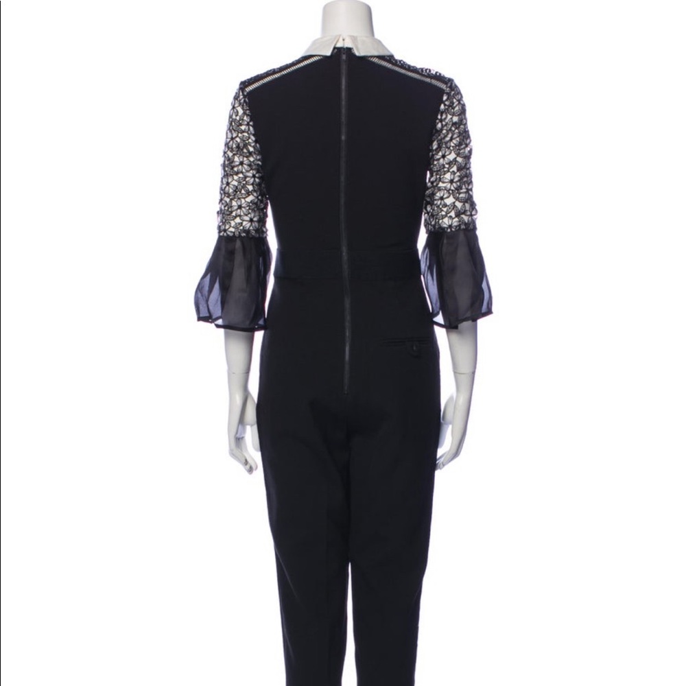 Self portrait lace pattern jumpsuit